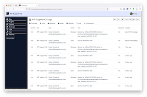 Logs screen shot thumb