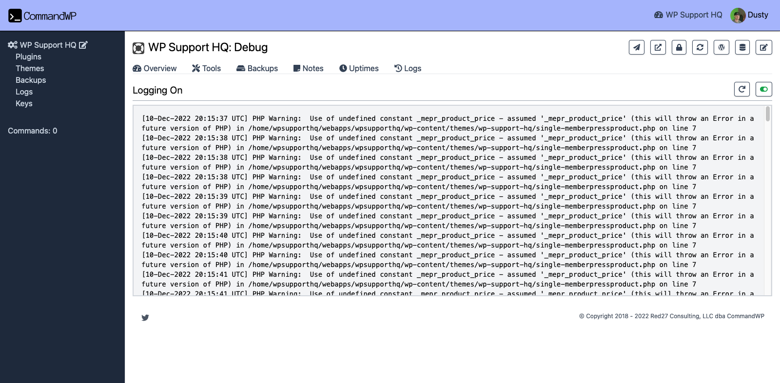 Product Update: Debug logs